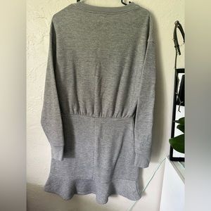 Express One Eleven Women Gray Casual Dress S